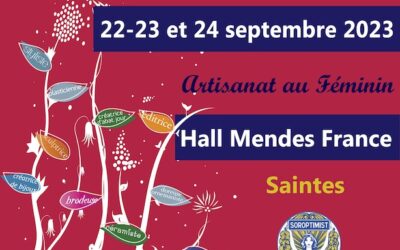 22 au 24 septembre 2023, salon Talents de Femmes à Saintes