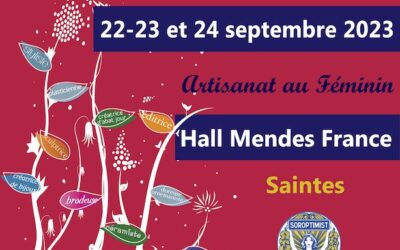 22 au 24 septembre 2023, salon « Talents de Femmes » à Saintes