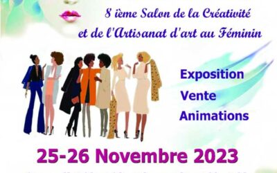 25 et 26 novembre 2023, salon « Talents de Femmes » à  Cognac