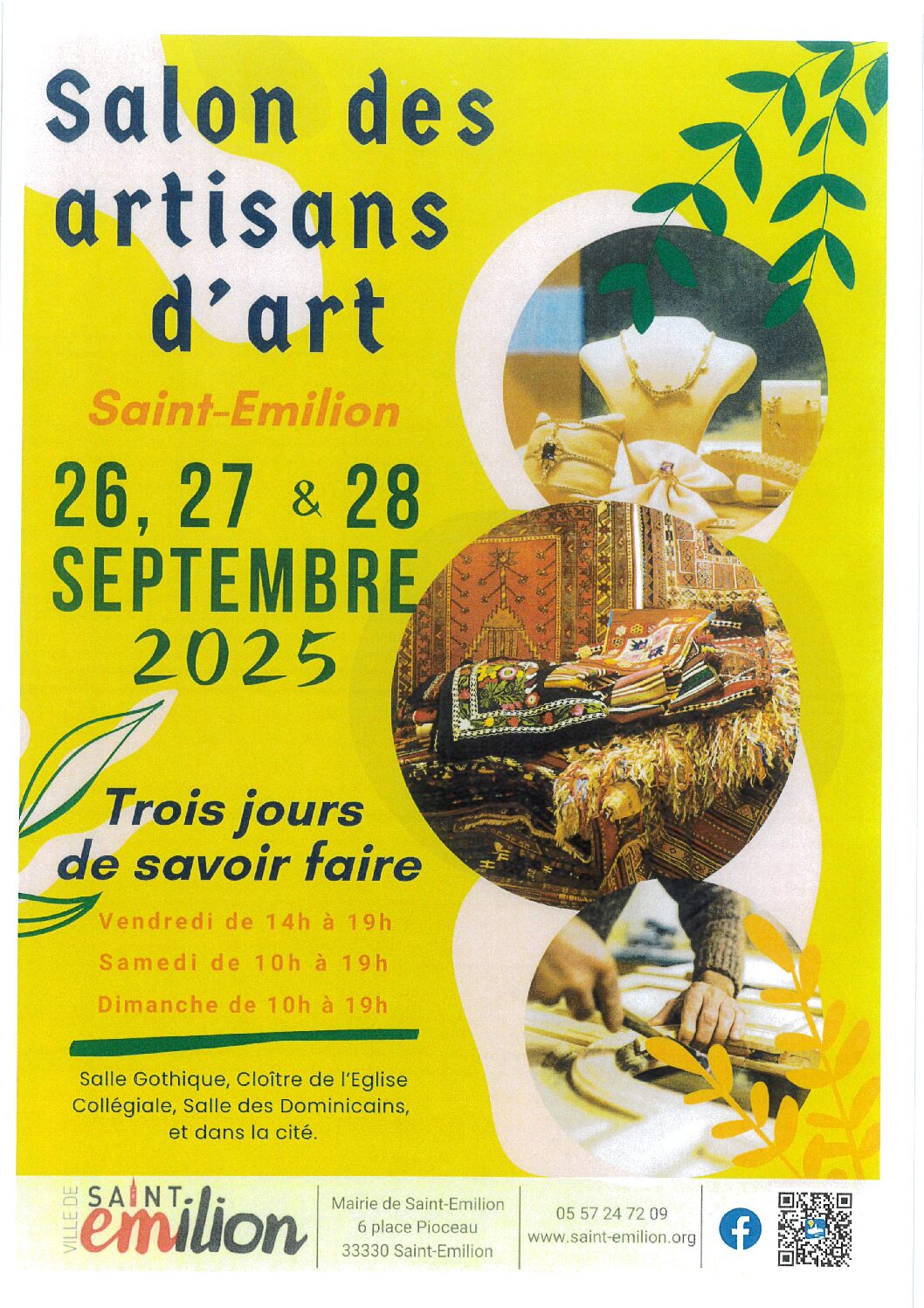 salon artisans d'art Saint Emilion