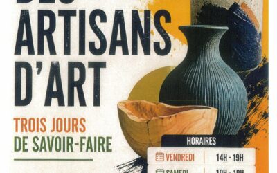 25-26-27 Septembre 2026 : Salon des Artisans d’Art à Saint Emilion